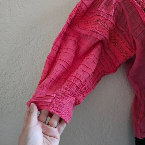 Free People One Rosalind Button Up Top - Picture 4 of 8